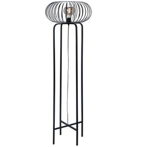 Vloerlamp Bolato zwart 163cm