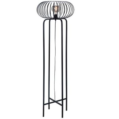 Vloerlamp Bolato zwart 163cm