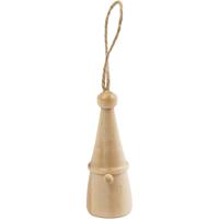 Creativ Company Scandinavische kerstkabouter, h: 6 cm, d 2,5 cm, 1 stuk