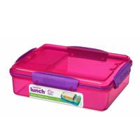 Sistema Lunch - Snack Attack Duo - 975 ml Roze/Paars Sistema Lunch - Snack Attack Duo - 975 ml Roze/Paars