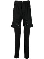 1017 ALYX 9SM pantalon court à design superposé - Noir