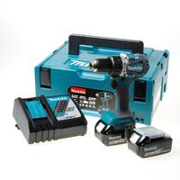 Makita DDF484RTJ boor Zonder sleutel 1,6 kg Zwart, Blauw - thumbnail