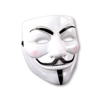 Wit V for Vendetta verkleed masker   -