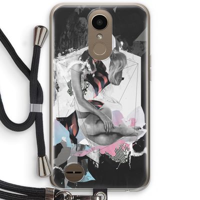 Camouflage de sommeil: LG K10 (2017) Transparant Hoesje met koord