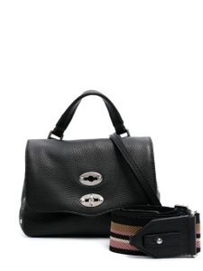 Zanellato mini Postina leather tote bag - Noir