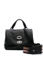 Zanellato mini sac cabas Postina en cuir - Noir