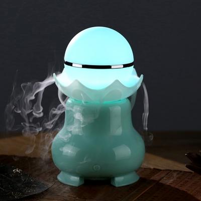 4W USB lading nacht verlichte parel ultrasone aromatherapie luchtbevochtiger met kleurrijk licht geleid voor huis / kantoor Water waterreservoir: 95m