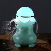 4W USB lading nacht verlichte parel ultrasone aromatherapie luchtbevochtiger met kleurrijk licht geleid voor huis / kantoor Water waterreservoir: 95m