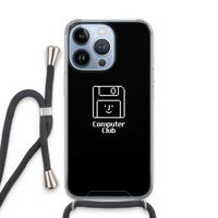 Hello: iPhone 13 Pro Transparant Hoesje met koord