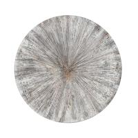 Zapp wit geribbeld wandpaneel rond - S