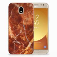 Samsung Galaxy J5 2017 | TPU | Siliconen hoesje | Marmer Bruin