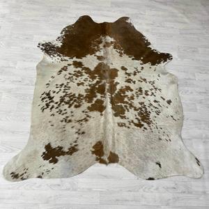 Koeienhuid bruin creme 205x175cm M/L