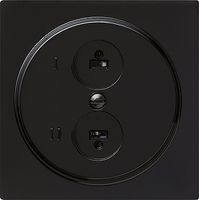 GIRA INZPL STEREO WCD ZWART SC