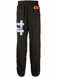 Heron Preston pantalon de jogging à patch logo - Noir