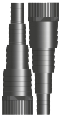 Superfish Multistep slangtule 1 inch x 20/25/32/40 mm