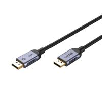 UNITEK C1628GY01-1M DisplayPort kabel Zwart, Grijs