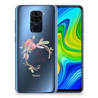 Xiaomi Redmi Note9 Telefoonhoesje met Naam Boho Text - thumbnail