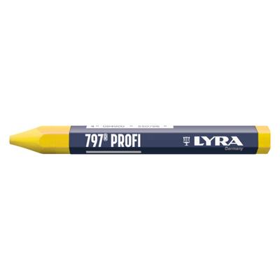 Lyra merkkrijt Profi 797 geel (12x)