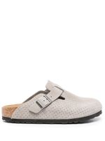 Birkenstock chaussons Boston BS en daim - Gris