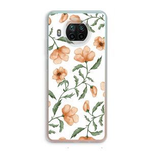 Peachy flowers: Xiaomi Mi 10T Lite 5G Transparant Hoesje