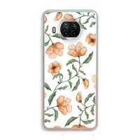 Peachy flowers: Xiaomi Mi 10T Lite 5G Transparant Hoesje Peachy flowers: Xiaomi Mi 10T Lite 5G Transparant Hoesje