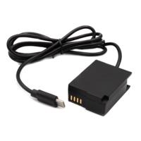 ChiliPower DR-BLC12 dummy accu USB-C adapterset voor Panasonic, accutype DMW-BLC12