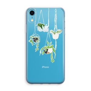 Hang In There: iPhone XR Transparant Hoesje