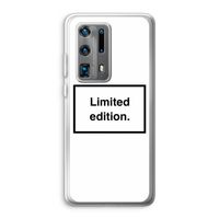 Limited edition: Huawei P40 Pro Plus Transparant Hoesje
