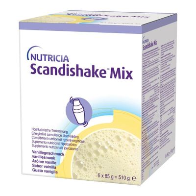 Scandishake Mix Vanille Zakje 6x85g Nf