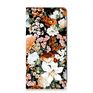 Smart Cover voor Samsung Galaxy S10e Dark Flowers