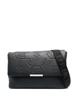 Philipp Plein sac porté épaule à motif monogrammé - Noir