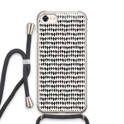 Crazy shapes: iPhone 7 Transparant Hoesje met koord