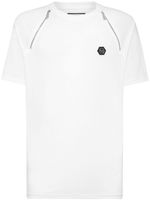 Philipp Plein t-shirt zippé en coton - Blanc