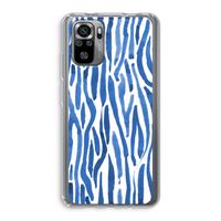 Blauwe nerven: Xiaomi Redmi Note 10S Transparant Hoesje Blauwe nerven: Xiaomi Redmi Note 10S Transparant Hoesje