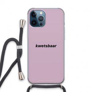 kwetsbaar: iPhone 13 Pro Max Transparant Hoesje met koord