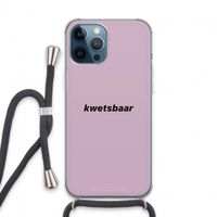 kwetsbaar: iPhone 13 Pro Max Transparant Hoesje met koord