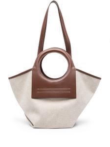 Hereu Cala S canvas tote bag - Tons neutres