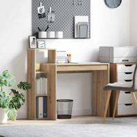 Bureau met Opbergruimte Artisan Eiken 100x40x90 cm Geengineerd Hout