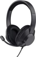 Trust Ayda Max Headset, over ear, USB aansluiting, noice cancelling