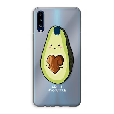 Avocuddle: Samsung Galaxy A20s Transparant Hoesje