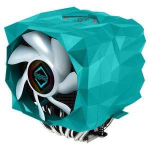 Iceberg Thermal IceSLEET X9 Dual TR CPU-koellichaam met ventilator Turquoise (b x h x d) 150 x 166 x 135 mm