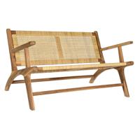 Bank DKD Home Decor Bruin Natuurlijk 120 x 76 x 68 cm