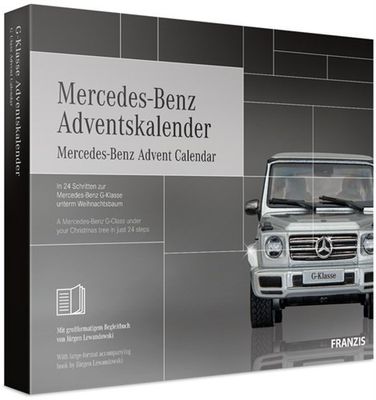 Franzis adventkalender Mercedes Benz zilver 28 delig (DU/en)