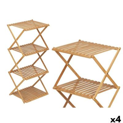 Planken Gift Decor Natuurlijk Bamboe 40 x 92,5 x 33,2 cm 40 x 45 x 7 cm (4 Stuks)