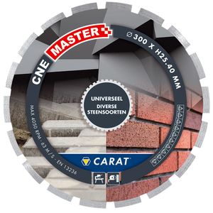 Carat DIAMANTZAAG UNIVERSEEL Ø450x25,40MM, CNE MASTER - CNEM450400 - CNEM450400