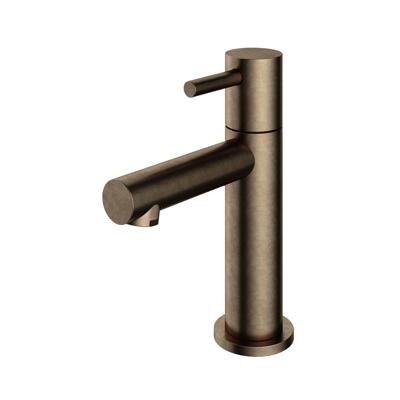 Fonteinkraan Hotbath Dude 1-hendel Recht 14.8 cm Rond Verouderd Messing Living Colours
