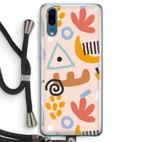 Abstract: Huawei P20 Transparant Hoesje met koord