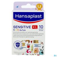 Hansaplast Sensitive Kids Xl 6x7cm Strips 10