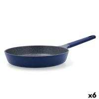 Pan Pyrex Klein Blauw Metaal Ø 28 cm (6 Stuks)