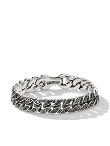 David Yurman bracelet en argent sterling serti de diamants